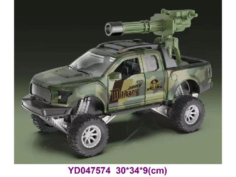 Die-cast Car W/SOUNDS&LIGHT 6PCS/BOX