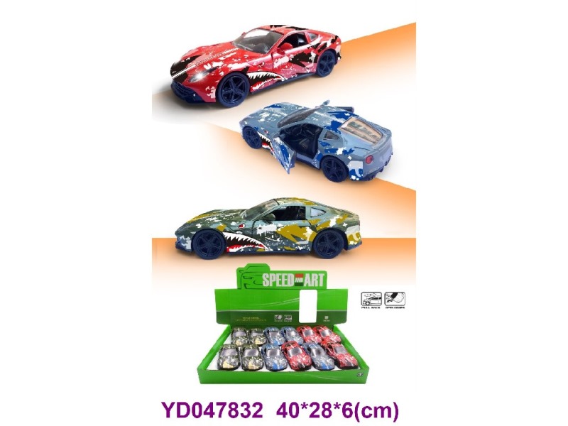 1:32 Die-cast Car  12PCS/BOX