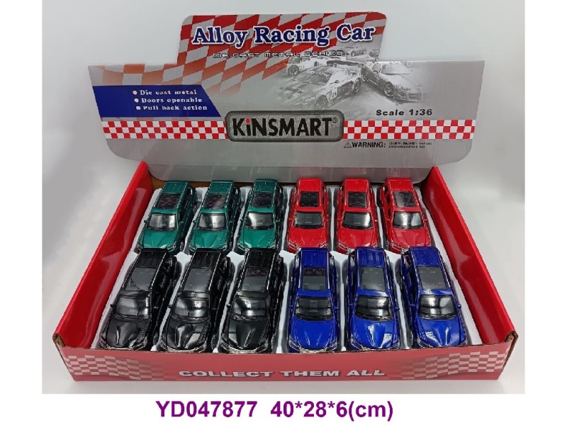 1:32 Die-cast Car 12PCS/BOX
