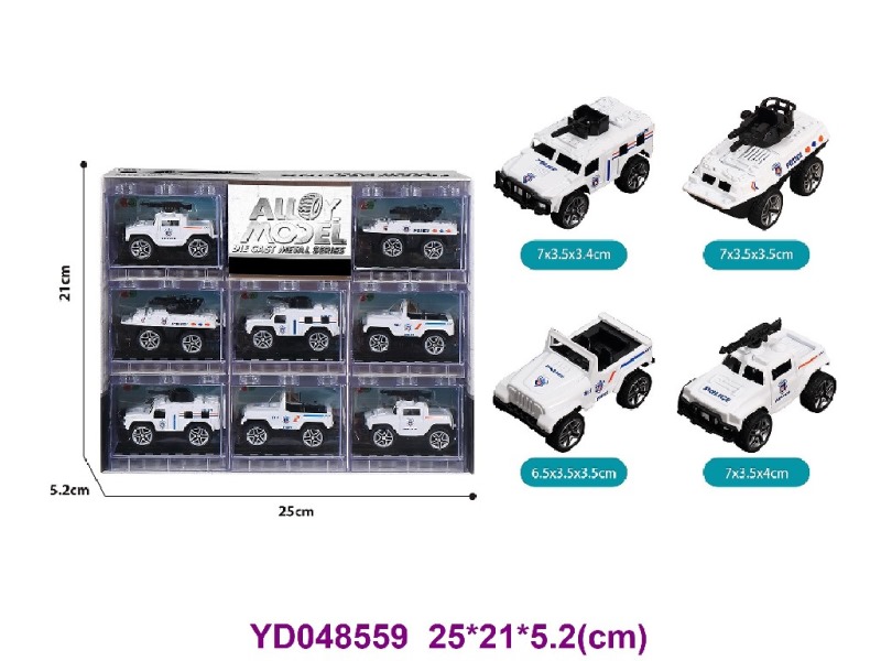 Die-cast Car  4 ITEM MIX