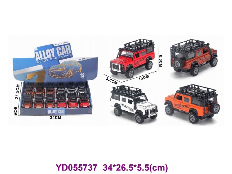 1:32 DIE-CAST TOYS 12PCS/BOX W/LIGHT&SOUNDS
