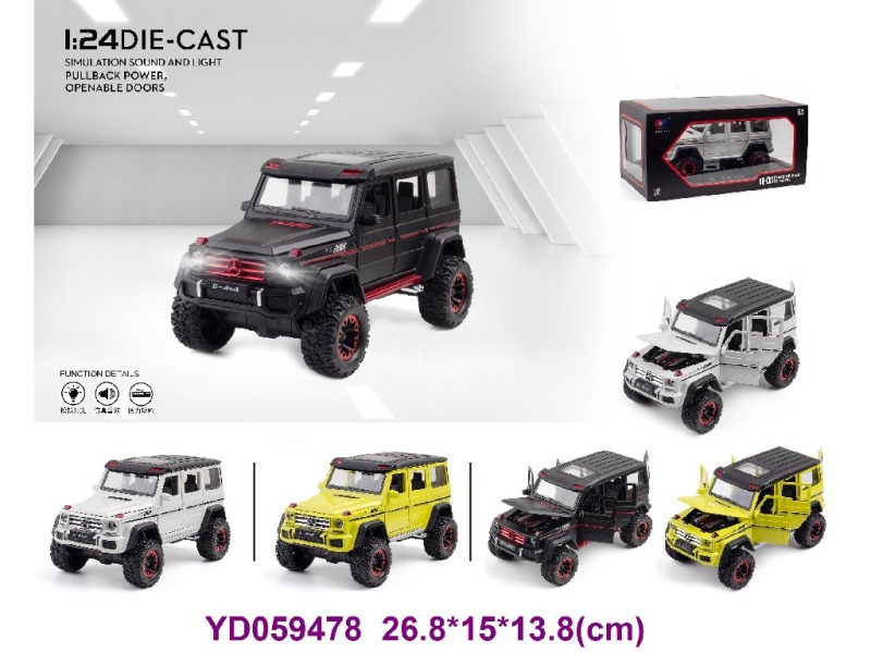 1:24 Die-cast Car W/SOUNDS&LIGHT