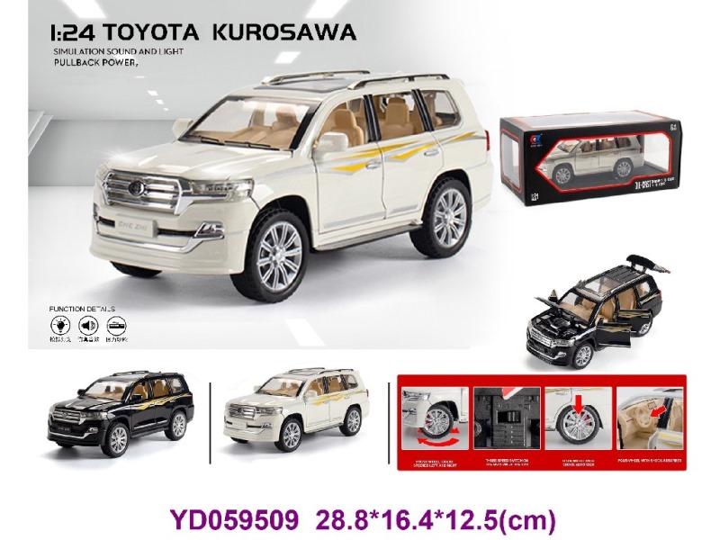 1:24 Die-cast Car W/SOUNDS&LIGHT