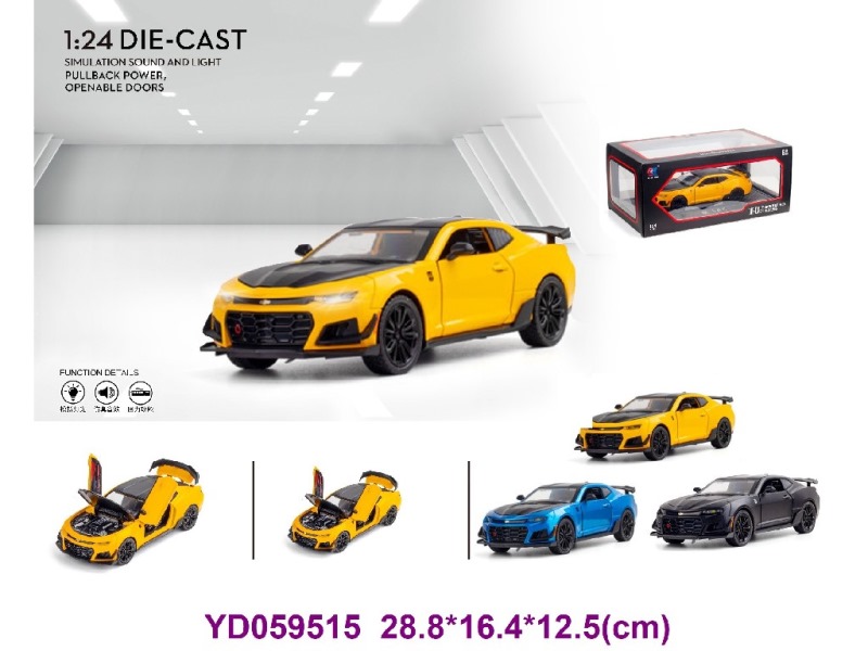 1:24 Die-cast Car W/SOUNDS&LIGHT