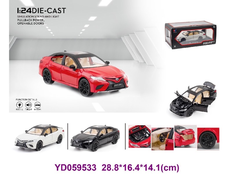 1:24 Die-cast Car W/SOUNDS&LIGHT
