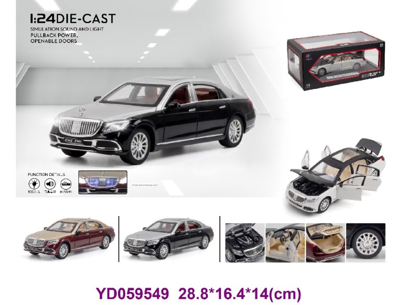 1:24 Die-cast Car W/SOUNDS&LIGHT