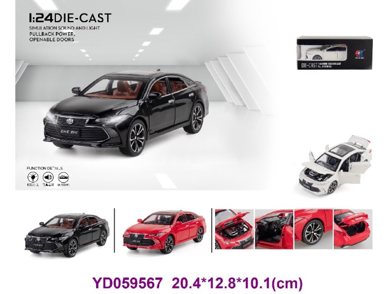 1:24 Die-cast Car W/SOUNDS&LIGHT