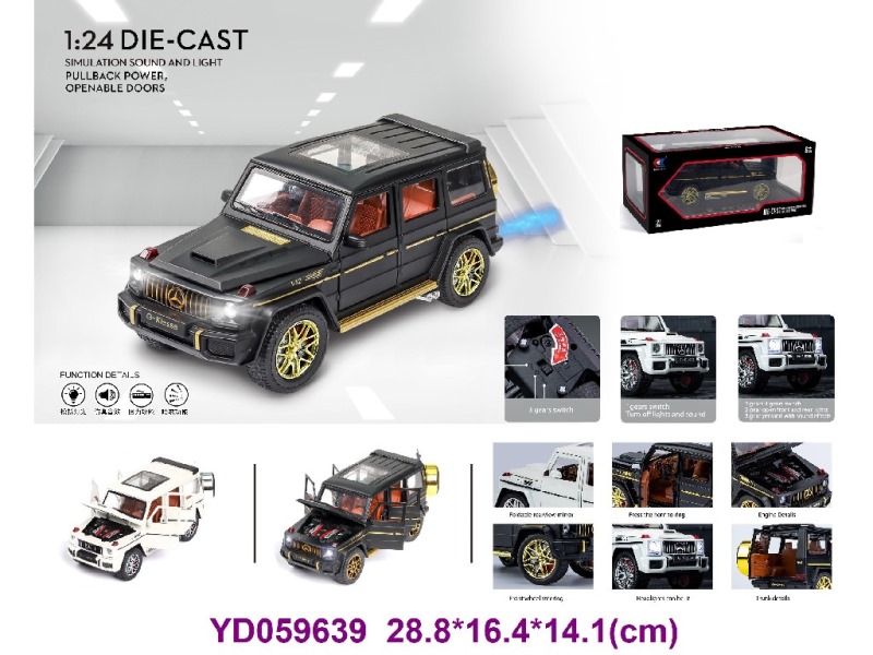 1:24 Die-cast Car W/SOUNDS&LIGHT