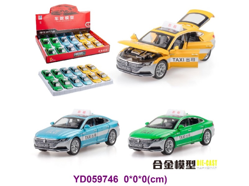 1:32 Die-cast Car W/SOUNDS&LIGHT 12PCS/BOX