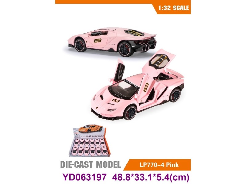 1：:32 DIE-CAST CAR W/SOUNS&LIGHT 12PCS/BOX