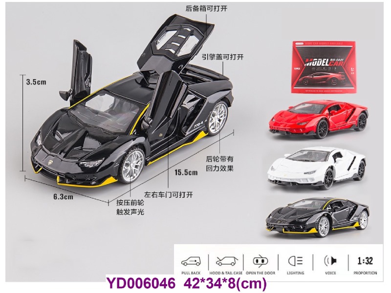 1:32 PULL BACK CAR 10PCS/BOX