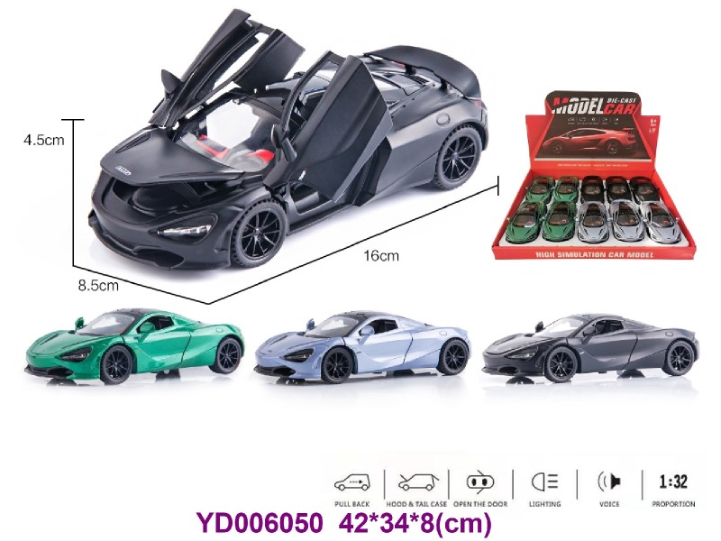 1:32 PULL BACK CAR 10PCS/BOX