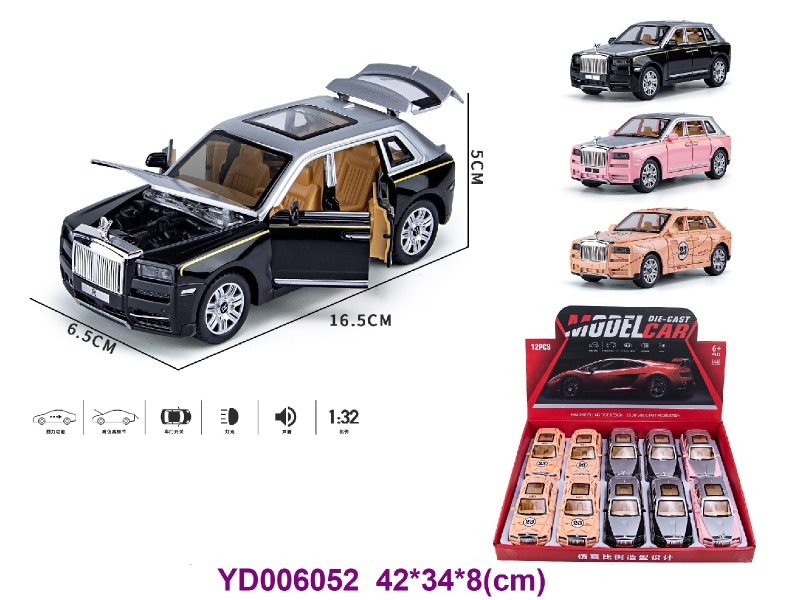 1:28 PULL BACK CAR 10PCS/BOX