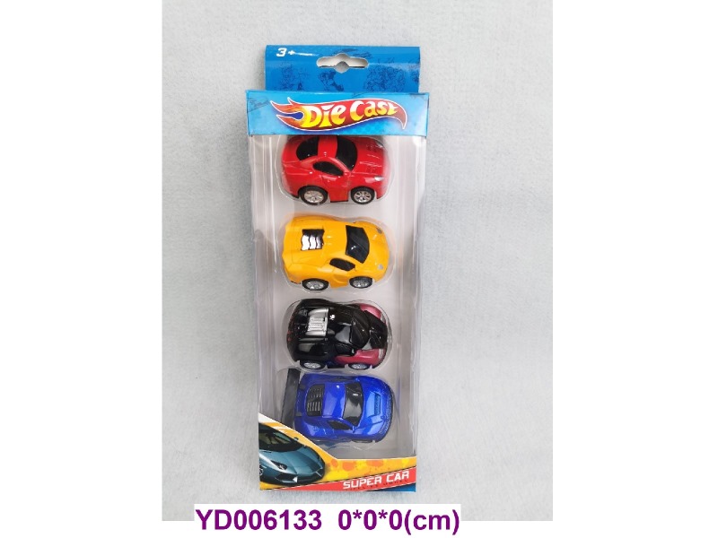 PULL BACK CAR 4 PCS