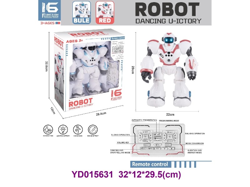 Toy intelligent robot W/light&sounds