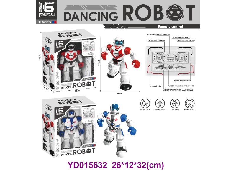 Toy intelligent robot W/light&sounds
