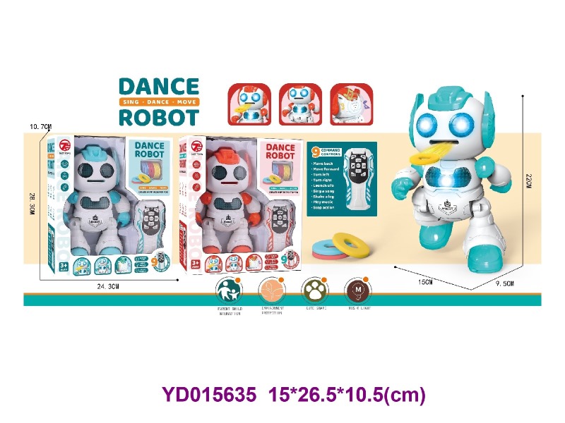 Toy intelligent robot W/light&sounds