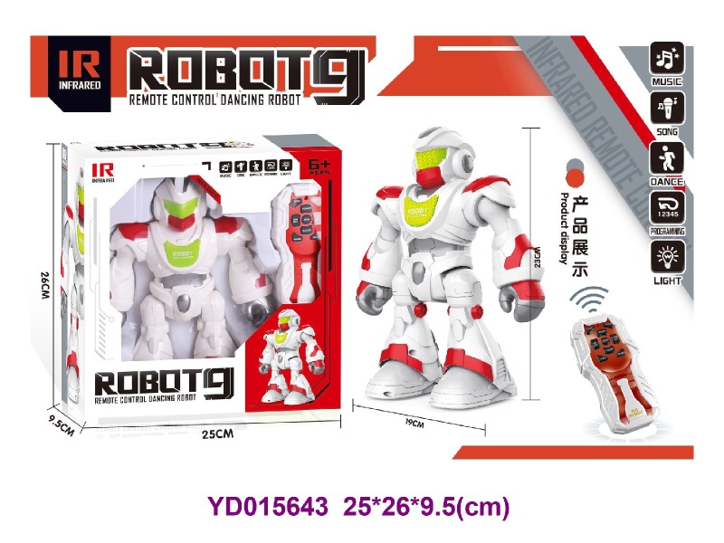 Toy intelligent robot W/light&sounds
