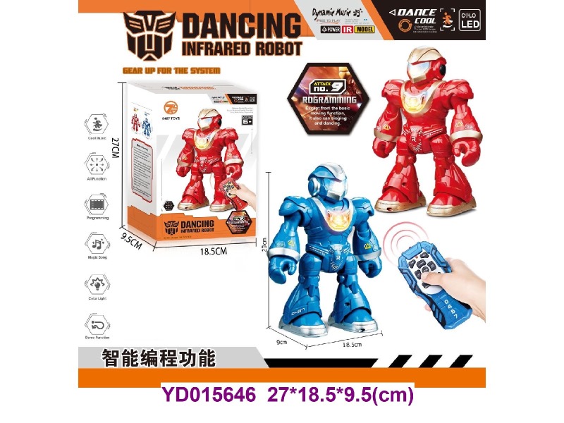Toy intelligent robot W/light&sounds