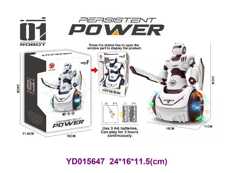 Toy intelligent robot W/light&sounds