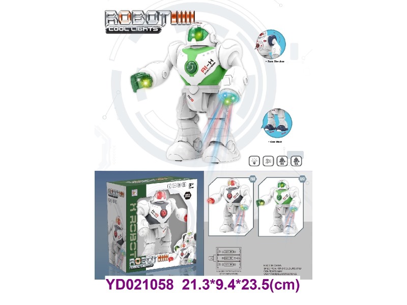 Toy intelligent robot W/LIGHT&SOUNDS