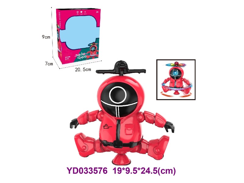 Toy intelligent robot w/light&sounds