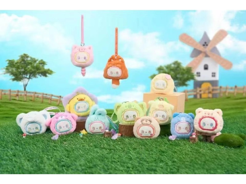 Emma动物毛绒香薰盲盒  马卡龙色）12pcs*12box=144pcs