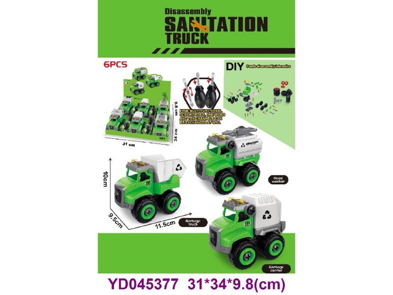 assemble car 6 PCS/BOX
