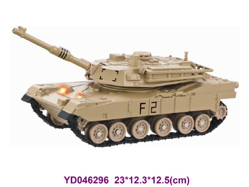 Die-cast TANK W/SOUNDS&LIGHT