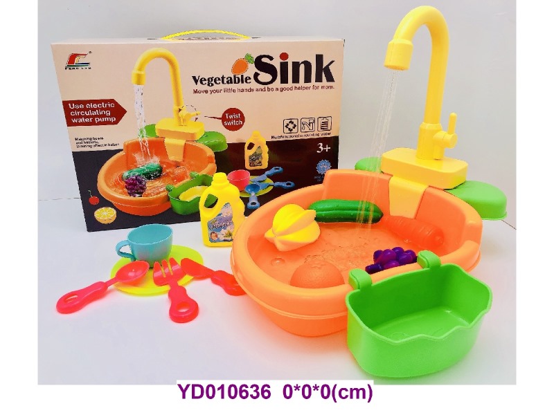 Vegetable washing basin