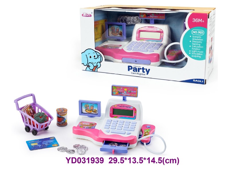 cash register  w/sounds&light