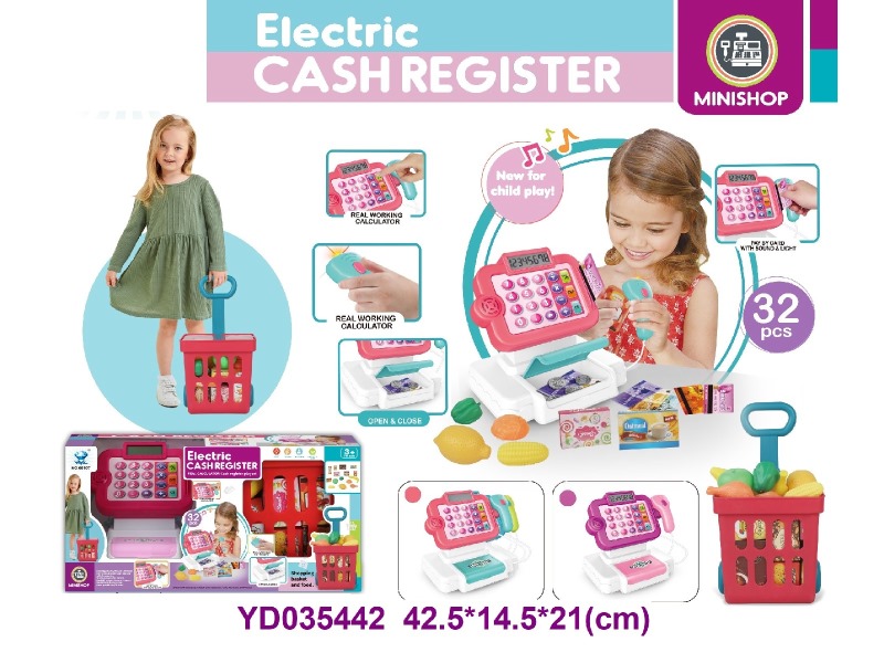 cash register w/sounds&light