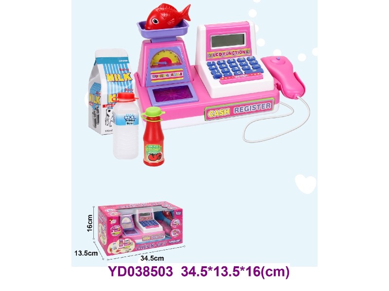cash register w/sounds&light
