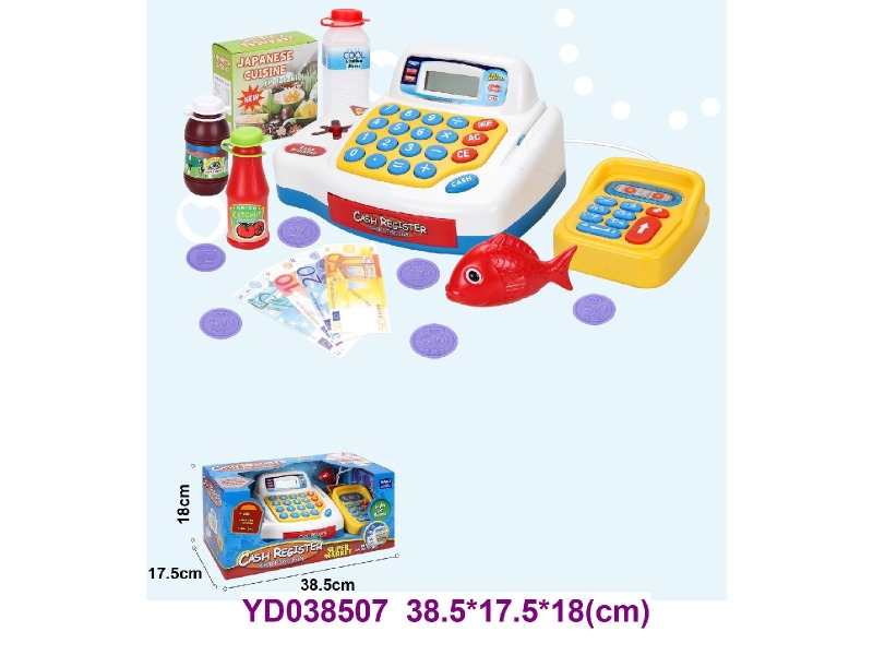 cash register w/sounds&light