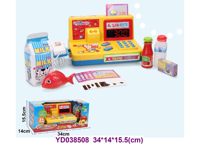 cash register w/sounds&light
