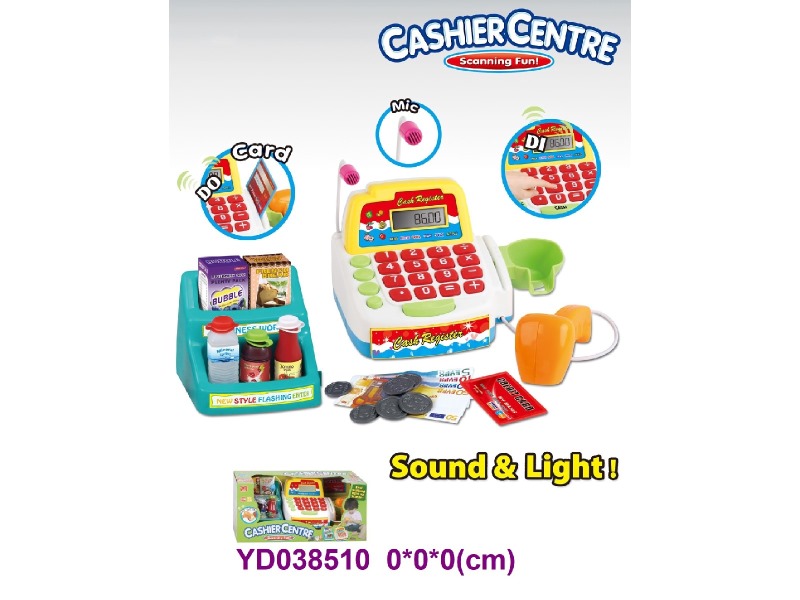 cash register w/sounds&light