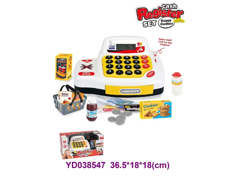 cash register w/sounds&light