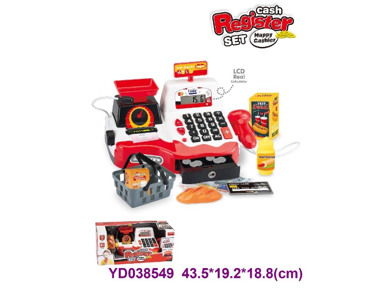 cash register w/sounds&light