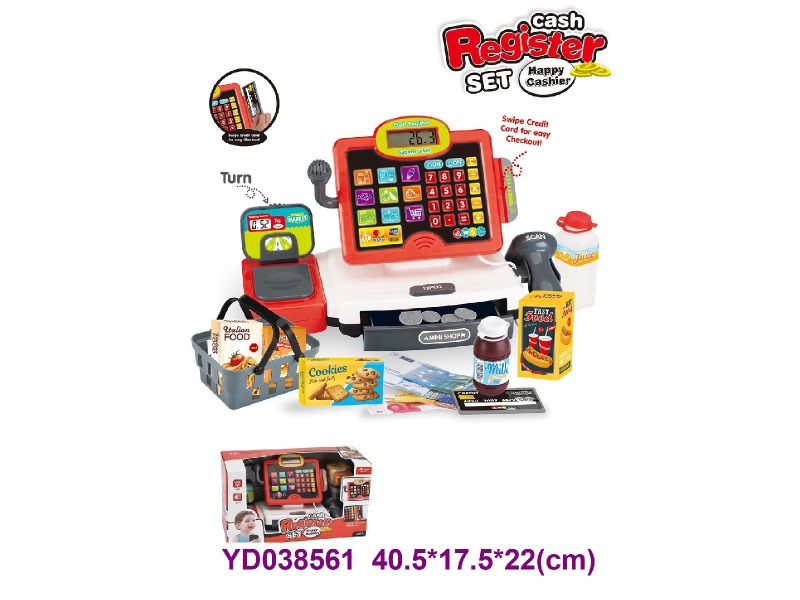 cash register w/sounds&light