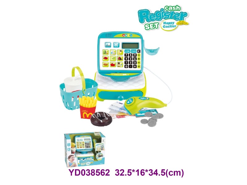 cash register w/sounds&light