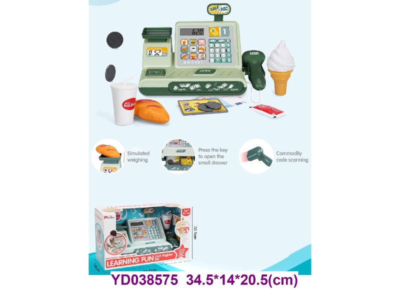 cash register w/sounds&light