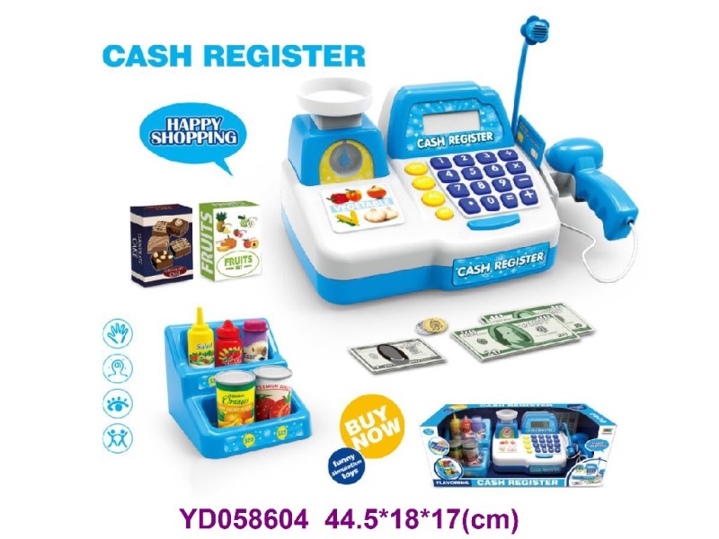 CASH REGISTER W/SOUNDS&LIGHT