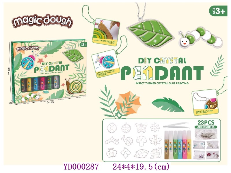 DIY INSECT NO-BAKE GLUE PAINTING