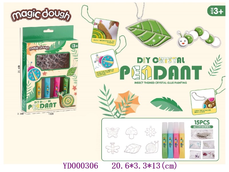 DIY INSECT NO-BAKE GLUE PAINTING