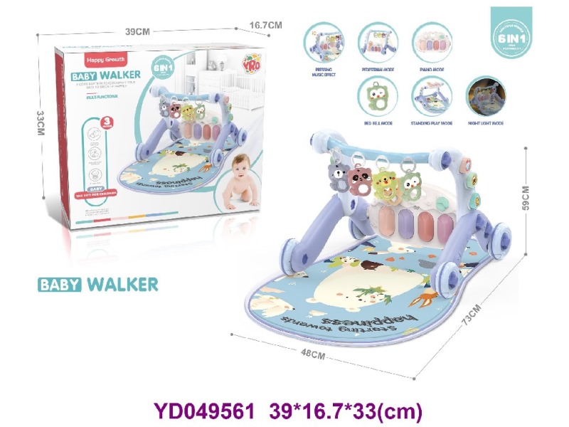 Multifunction baby piano w/sounds&light