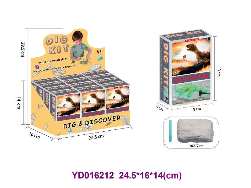 Archaeolohical   Series  -Dinosaur 12pcs/box