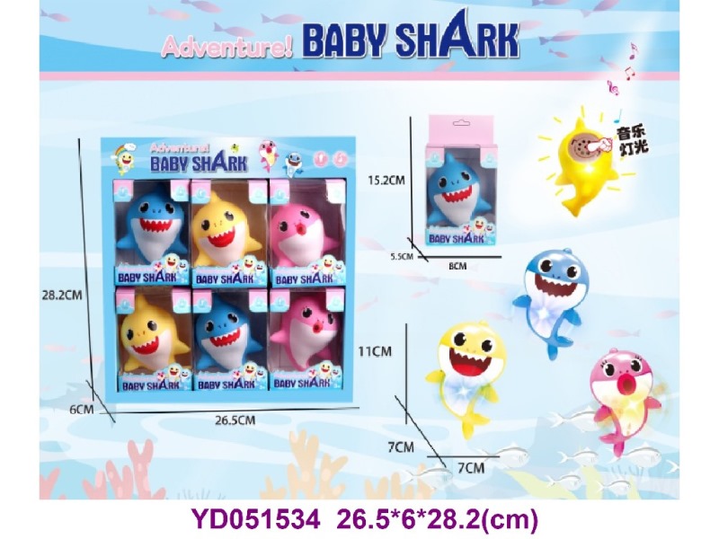fishing w/sounds&light 6PCS/BOX