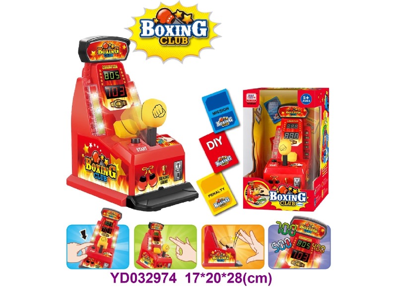 Board game w/light