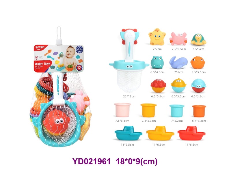 bath toys 17 pcs
