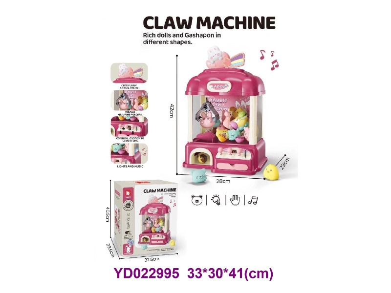 Catch Dolls machine W/SOUNDS&LIGHT